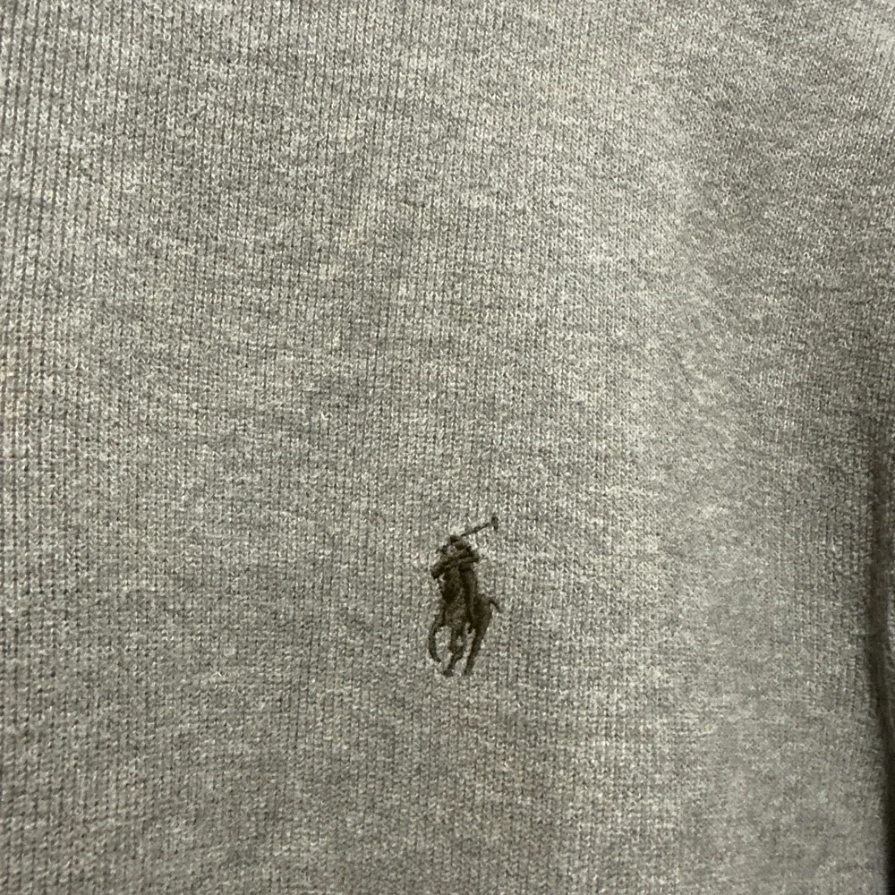 Polo Ralph Lauren Men's Sweater Size M Tan‎ 1/4 Zip Knit Pony Logo Embroidered